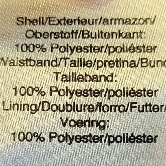 *DKNY Orange Flowy Floral Motif A-Line Skirt w/ elastic waist, S - Picture 11 of 12